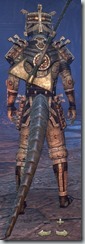 Argonian Templar Veteran - Male Back