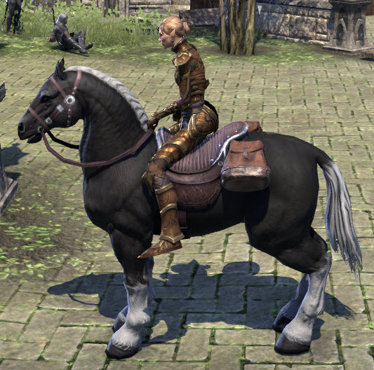 Elder Scrolls Online White Mane Horse ESO Fashion
