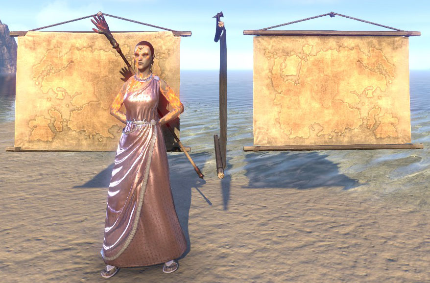 Eso Fashion Hanging Map Of Tamriel Elder Scrolls Online