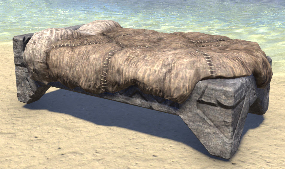 ESO Fashion Orcish Bedding, Stone (Elder Scrolls Online)