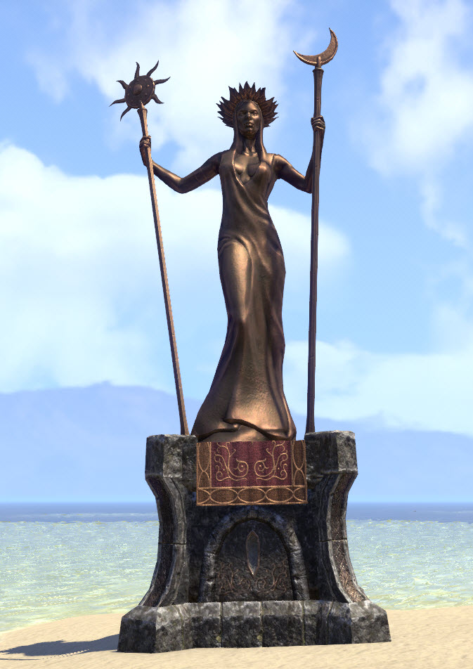 ESO Fashion Spirit Warden Azura Statue (Elder Scrolls 