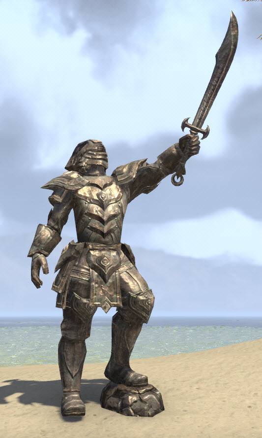 Elder Scrolls Online Standing Ansei Statue ESO Fashion