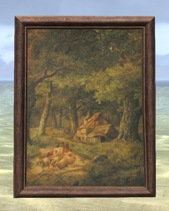 ESO Fashion Painting of Cottage, Refined (Elder Scrolls Online)