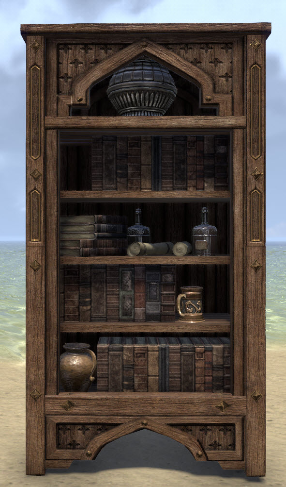 Elder Scrolls Online Redguard Bookcase, Full - ESO Fashion