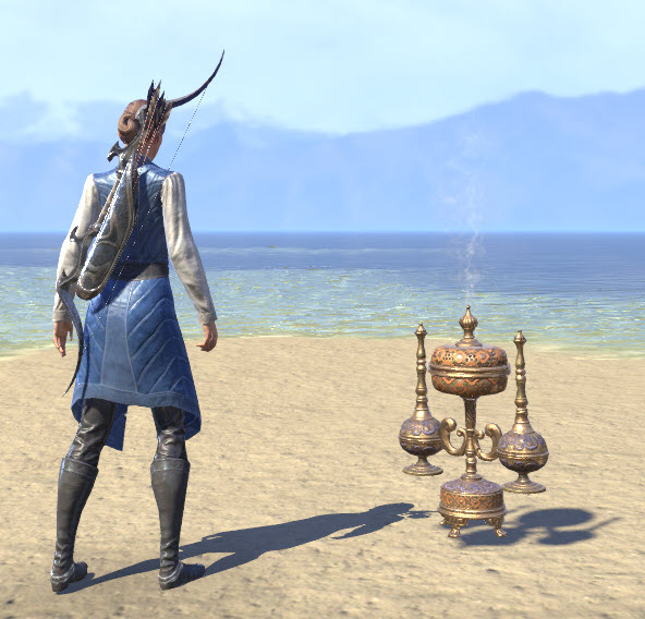ESO Fashion Elsweyr Incense Burner, Branched Brass (Elder Scrolls Online)