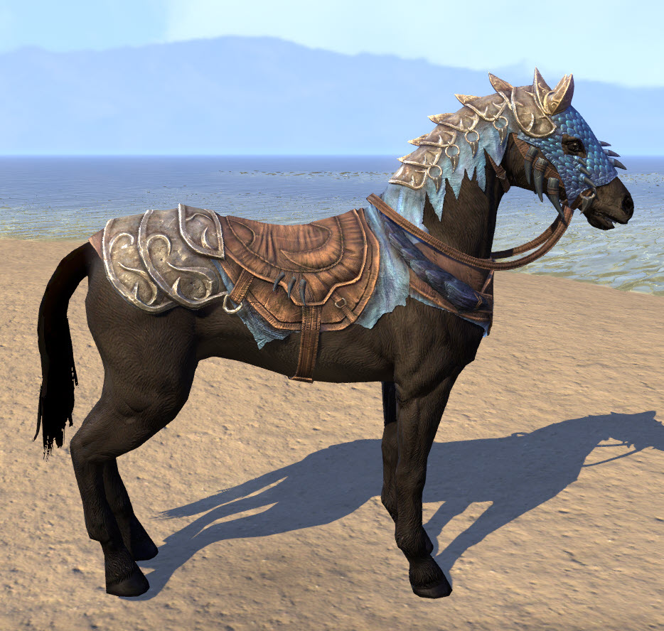 ESO Fashion Elder Dragon Hunter Horse (Elder Scrolls Online)