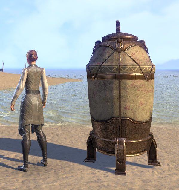 ESO Fashion Dark Elf Urn, Bronze Burial (Elder Scrolls Online)