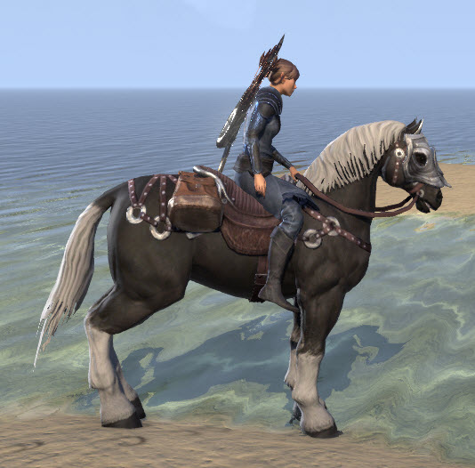 ESO Fashion White Mane Horse (Elder Scrolls Online)