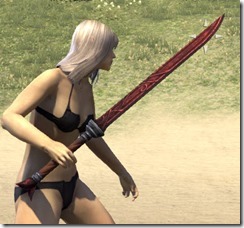Thieves Guild Rubedite Sword 2