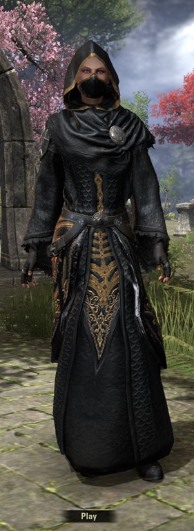 Elder Scrolls Online Black Hand Robe - ESO Fashion