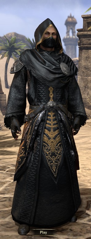 Elder Scrolls Online Black Hand Robe - ESO Fashion