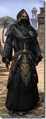 Black Hand Robe Male Front