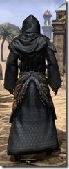 Black Hand Robe Male Rear