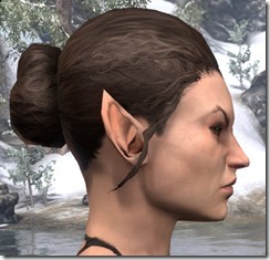 Curly Back Bun 2 Curly Back Bun 2