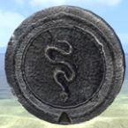 Atmoran Snake Totem Medallion