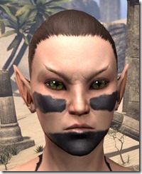 Black Cheek & Chin Bars - Female Front Black Cheek & Chin Bars - Female Front