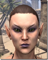 Black Eyeliner, Blue Lips - Female Front Black Eyeliner, Blue Lips - Female Front