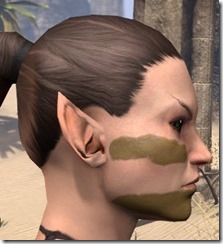 Brown Cheek and Chin Bars - Female Side Brown Cheek and Chin Bars - Female Side