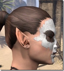 Chalk and Coal Skull - Female Side Chalk and Coal Skull - Female Side