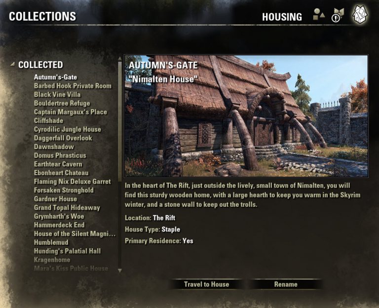 ESO Fashion Housing Guide (Elder Scrolls Online) ESO Fashion Housing Guide (Elder Scrolls Online)