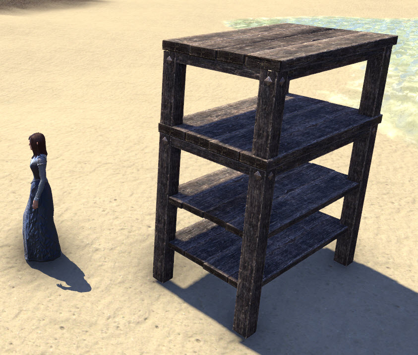 ESO Fashion Orcish Shelves, Storage (Elder Scrolls Online)