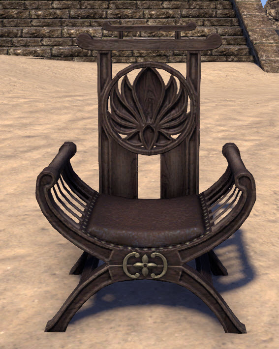 ESO Fashion | Redoran Armchair, Fungal Cushion (Elder Scrolls Online)