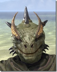 Dwarf-Style Brow Shields - Argonian Front Dwarf-Style Brow Shields - Argonian Front