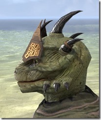 Dwarf-Style Brow Shields - Argonian Side Dwarf-Style Brow Shields - Argonian Side