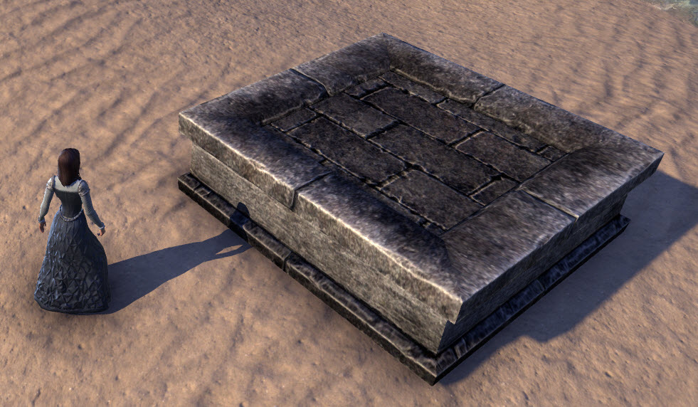 ESO Fashion Statue Base, Square (Elder Scrolls Online)