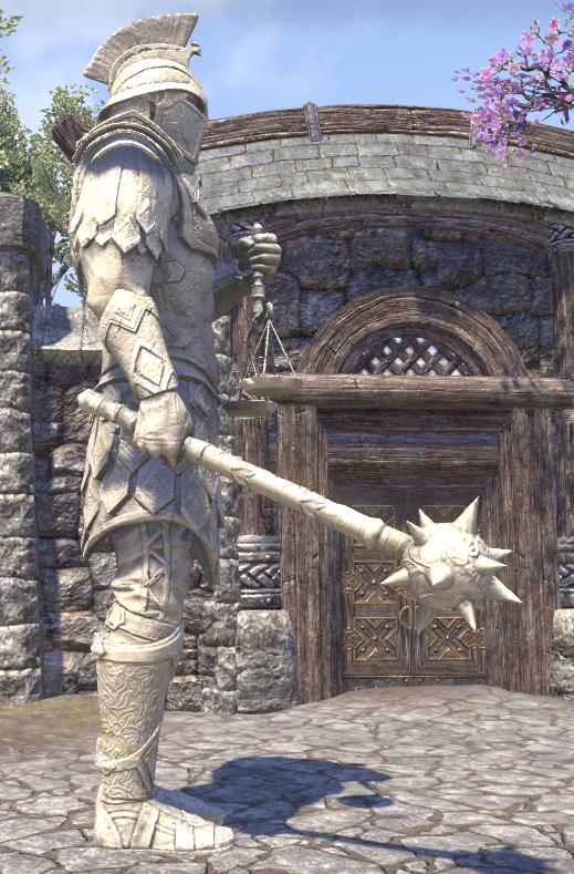 ESO Fashion Statue, Justice (Elder Scrolls Online)