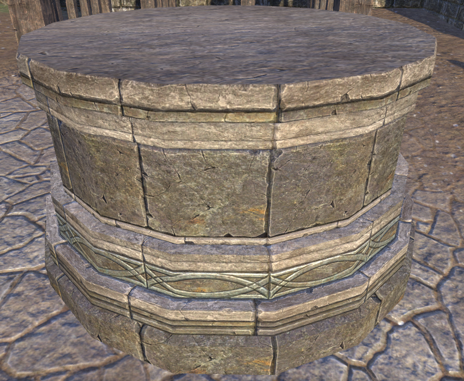 ESO Fashion Statue Base, Circular (Elder Scrolls Online)