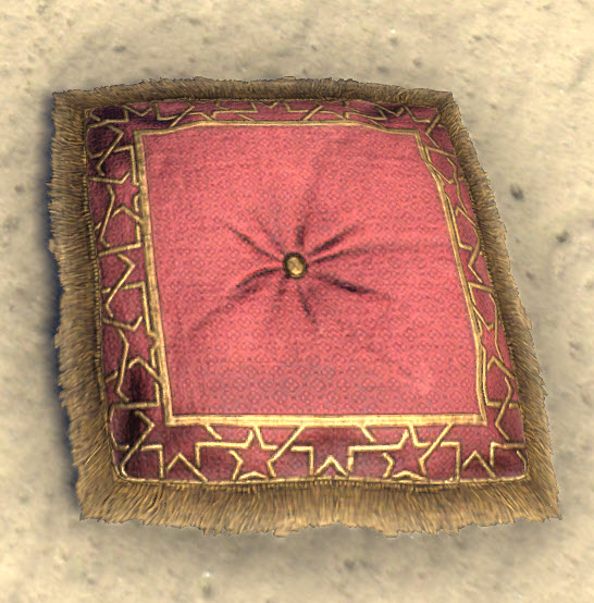 ESO Fashion Redguard Throw Pillow, Desert Flame (Elder Scrolls Online)