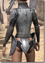 High Elf Steel Cuirass - Female Rear