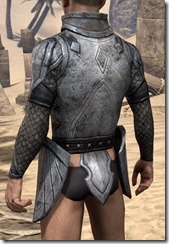 High Elf Steel Cuirass - Male Rear