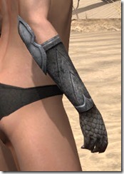 High Elf Steel Gauntlets - Female Right