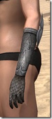 High Elf Steel Gauntlets - Female Side