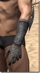 High Elf Steel Gauntlets - Male Side