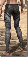 High Elf Steel Greaves - Female Rear