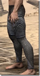 High Elf Steel Greaves - Male Side