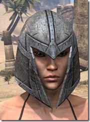 High Elf Steel Helm - Female Front