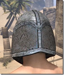 High Elf Steel Helm - Male Rear