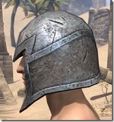 High Elf Steel Helm - Male Side