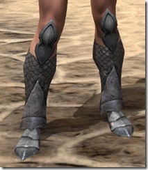 High Elf Steel Sabatons - Female Front