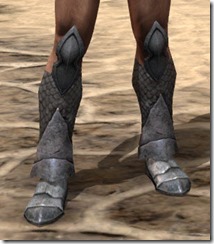 High Elf Steel Sabatons - Male Front