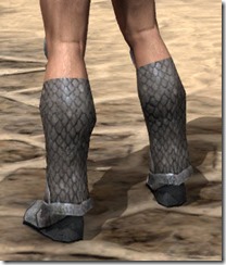 High Elf Steel Sabatons - Male Rear