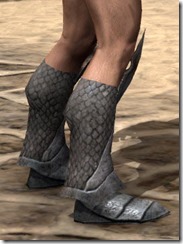 High Elf Steel Sabatons - Male Right