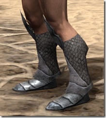 High Elf Steel Sabatons - Male Side