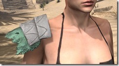 Minotaur Homespun Epaulets - Female Front