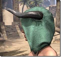 Minotaur Homespun Hat - Female Side