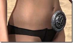 Minotaur Homespun Sash - Female Right